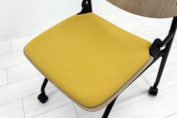 オカムラ ライブス ネスティングチェア 中古 【4脚セット】 Lives Nesting Chair ミーティングチェア 会議椅子 中古オフィス家具画像