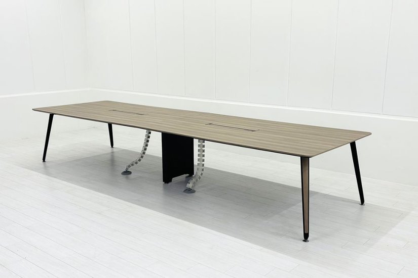 OKAMURA PRECEDE オカムラ プリシード 中古 大型会議テーブル ミーティングテーブル 中古オフィス家具 4000/1200/720画像