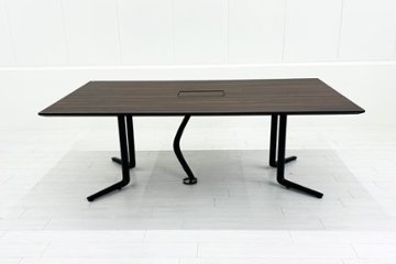 オカムラ ラティオ3 中古 RATIO 小型会議テーブル ミーティングテーブル ワークテーブル 中古オフィス家具 2100/1200/720画像