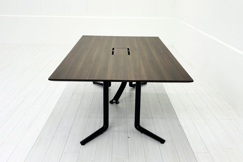 オカムラ ラティオ3 中古 RATIO 小型会議テーブル ミーティングテーブル ワークテーブル 中古オフィス家具 2100/1200/720画像