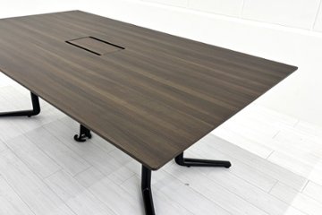 オカムラ ラティオ3 中古 RATIO 小型会議テーブル ミーティングテーブル ワークテーブル 中古オフィス家具 2100/1200/720画像