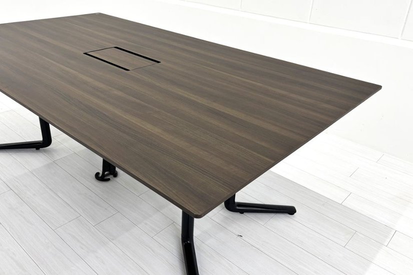 オカムラ ラティオ3 中古 RATIO 小型会議テーブル ミーティングテーブル ワークテーブル 中古オフィス家具 2100/1200/720画像