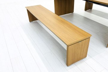 オカムラ プロセルバ ミーティングテーブル ベンチ 【3点セット】 中古 Proselva 中古オフィス家具 幅1800画像