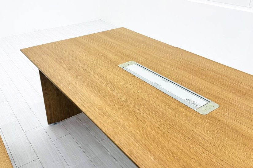 オカムラ プロセルバ ミーティングテーブル ベンチ 【3点セット】 中古 Proselva 中古オフィス家具 幅1800画像