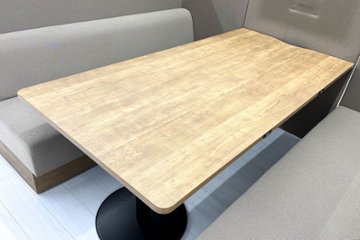 ソファブース イトーキ ノットワーク 中古 knot Work セミクローズ型 中古オフィス家具 2350/1850/1300画像