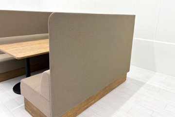 ソファブース イトーキ ノットワーク 中古 knot Work セミクローズ型 中古オフィス家具 2350/1850/1300画像