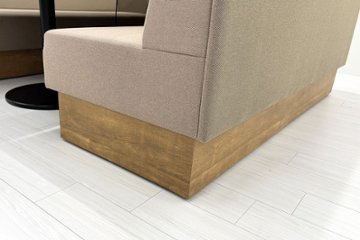 ソファブース イトーキ ノットワーク 中古 knot Work セミクローズ型 中古オフィス家具 2350/1850/1300画像