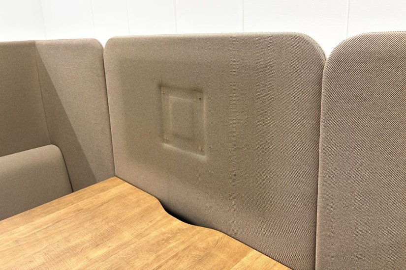 ソファブース イトーキ ノットワーク 中古 knot Work セミクローズ型 中古オフィス家具 2350/1850/1300画像