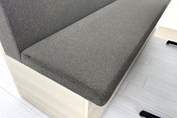 【3点セット】 対面ブース ファミレスソファ オカムラ ブレスタ 中古 ミーティングブース 中古オフィス家具 バックパネル付き画像