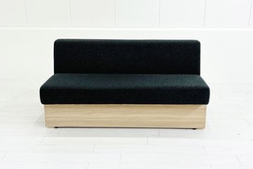 コクヨ デイズオフィス ワイヤードソファー 中古 デイズバウンダリー 3Pソファ DAYS OFFICE 中古オフィス家具 1500/740/730 グレー画像
