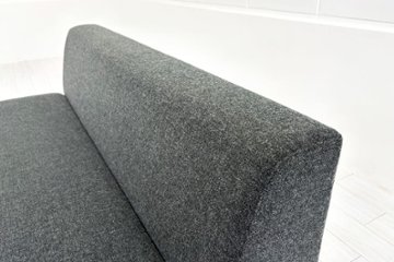 コクヨ デイズオフィス ワイヤードソファー 中古 デイズバウンダリー 3Pソファ DAYS OFFICE 中古オフィス家具 1500/740/730 グレー画像