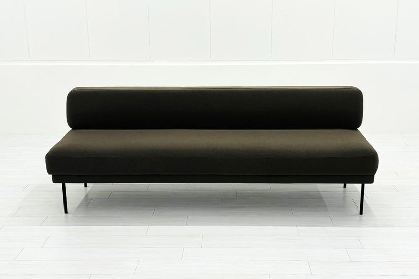 コクヨ ロビーソファー 中古 3人用ソファ 中古オフィス家具 2100/670/750 ブラウン系色画像