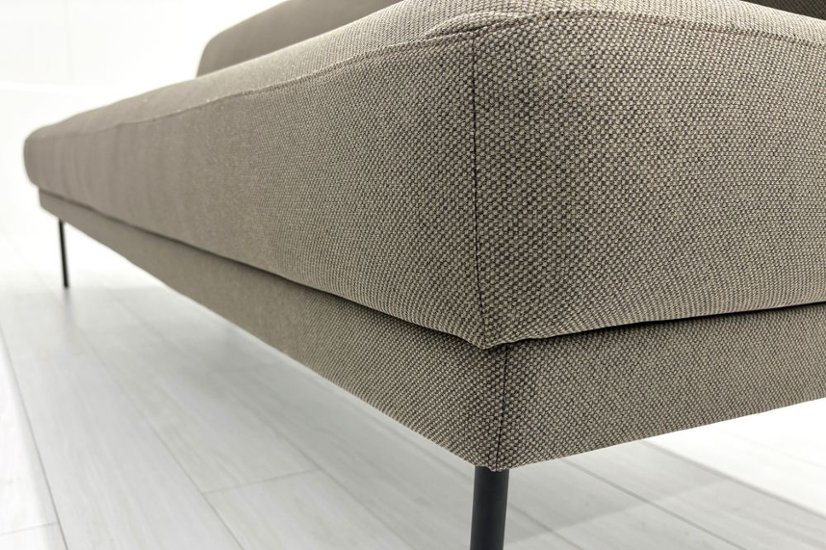 コクヨ ロビーソファー 中古 3人用ソファ 中古オフィス家具 2100/670/750 ブラウン系色画像