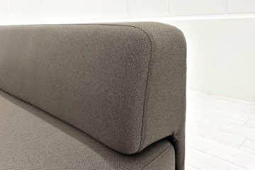 コクヨ ロビーソファー 中古 3人用ソファ 中古オフィス家具 2100/670/750 ブラウン系色画像