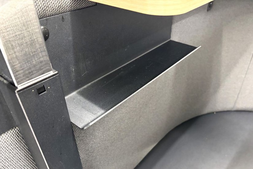 コクヨ ソロワークブース ドップ コンパクトタイプ 中古 dop 1人用ソファ 中古オフィス家具 ラウンジチェア 1170/1285/900画像