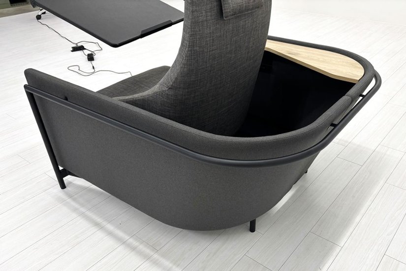 コクヨ ソロワークブース ドップ コンパクトタイプ 中古 dop 1人用ソファ 中古オフィス家具 ラウンジチェア 1170/1285/900画像