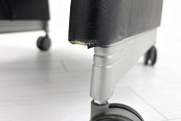 オカムラ 8346Mシリーズ ミーティングチェア 【4脚セット】 多目的チェア 中古オフィス家具 応接椅子 上下昇降タイプ ブラック画像