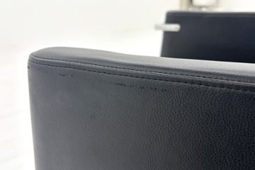 オカムラ 8346Mシリーズ ミーティングチェア 【4脚セット】 多目的チェア 中古オフィス家具 応接椅子 上下昇降タイプ ブラック画像