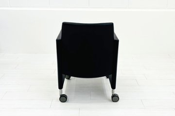 オカムラ 8346Mシリーズ ミーティングチェア 【4脚セット】 多目的チェア 中古オフィス家具 応接椅子 上下昇降タイプ ブラック画像