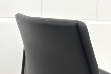 オカムラ 8346Mシリーズ ミーティングチェア 【4脚セット】 多目的チェア 中古オフィス家具 応接椅子 上下昇降タイプ ブラック画像