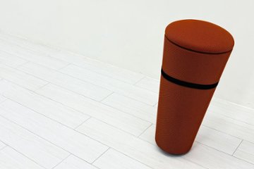 ウィルクハーン スタンドアップ Wilkhahn Stand-up ミーティングチェア 多目的チェア スツール 中古オフィス家具 オレンジの画像