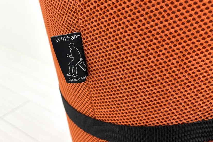 ウィルクハーン スタンドアップ Wilkhahn Stand-up ミーティングチェア 多目的チェア スツール 中古オフィス家具 オレンジ画像