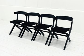 コクヨ デイズオフィス ウッドサイド 中古 ミーティングチェア DAYS OFFICE wood side 中古オフィス家具 ブラックの画像