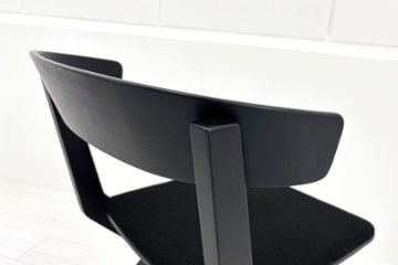コクヨ デイズオフィス ウッドサイド 中古 ミーティングチェア DAYS OFFICE wood side 中古オフィス家具 ブラック画像