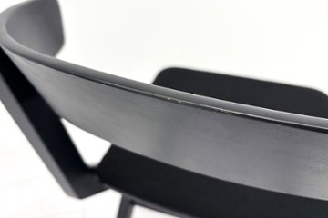 コクヨ デイズオフィス ウッドサイド 中古 ミーティングチェア DAYS OFFICE wood side 中古オフィス家具 ブラック画像
