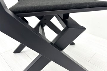 コクヨ デイズオフィス ウッドサイド 中古 ミーティングチェア DAYS OFFICE wood side 中古オフィス家具 ブラック画像