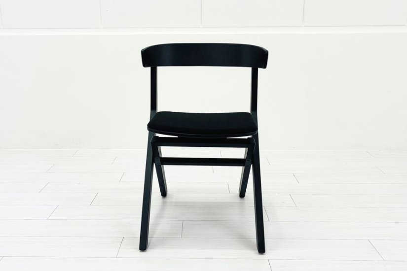 コクヨ デイズオフィス ウッドサイド 中古 ミーティングチェア DAYS OFFICE wood side 中古オフィス家具 ブラック画像