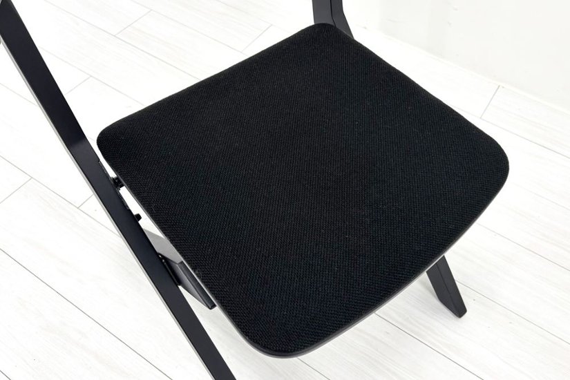 コクヨ デイズオフィス ウッドサイド 中古 ミーティングチェア DAYS OFFICE wood side 中古オフィス家具 ブラック画像