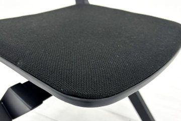 コクヨ デイズオフィス ウッドサイド 中古 ミーティングチェア DAYS OFFICE wood side 中古オフィス家具 ブラック画像