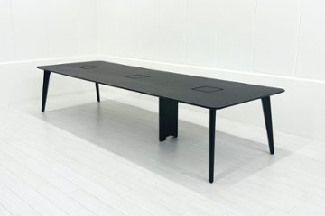 オカムラ ライブス ミーティングテーブル 中古 大型会議テーブル Lives 中古オフィス家具 3600/1200/720の画像