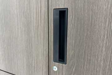 コクヨ エディア 中古キャビネット 両開き書庫 【上下セット】 収納家具 中古オフィス家具 900/500/2170画像