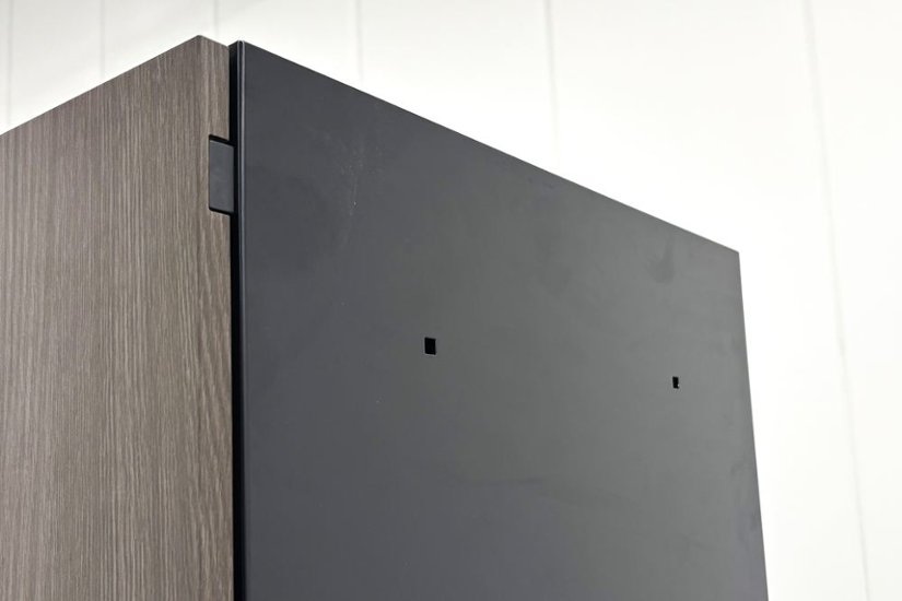 コクヨ エディア 中古キャビネット 両開き書庫 【上下セット】 収納家具 中古オフィス家具 900/500/2170画像