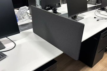 【天板厚さ25mm用】 左右間仕切り用 両隣の仕切り板 コクヨ デスクトップパネル 中古 中古オフィス家具 幅665 高300の画像