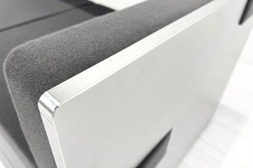コクヨ アニカ ロビーベンチ 中古 ANIKA 長椅子 ロビーソファ 中古オフィス家具 2100/670/750 グレー画像