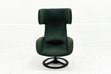 オカムラ ライブス ミーティングチェア 中古 多目的チェア パーソナルチェア Lives Personal Chair 中古オフィス家具 ダークグリーン画像