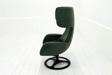 オカムラ ライブス ミーティングチェア 中古 多目的チェア パーソナルチェア Lives Personal Chair 中古オフィス家具 ダークグリーン画像
