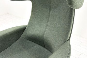オカムラ ライブス ミーティングチェア 中古 多目的チェア パーソナルチェア Lives Personal Chair 中古オフィス家具 ダークグリーン画像