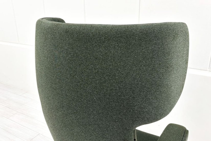 オカムラ ライブス ミーティングチェア 中古 多目的チェア パーソナルチェア Lives Personal Chair 中古オフィス家具 ダークグリーン画像