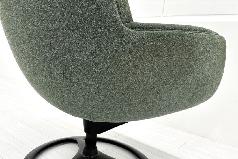 オカムラ ライブス ミーティングチェア 中古 多目的チェア パーソナルチェア Lives Personal Chair 中古オフィス家具 ダークグリーン画像