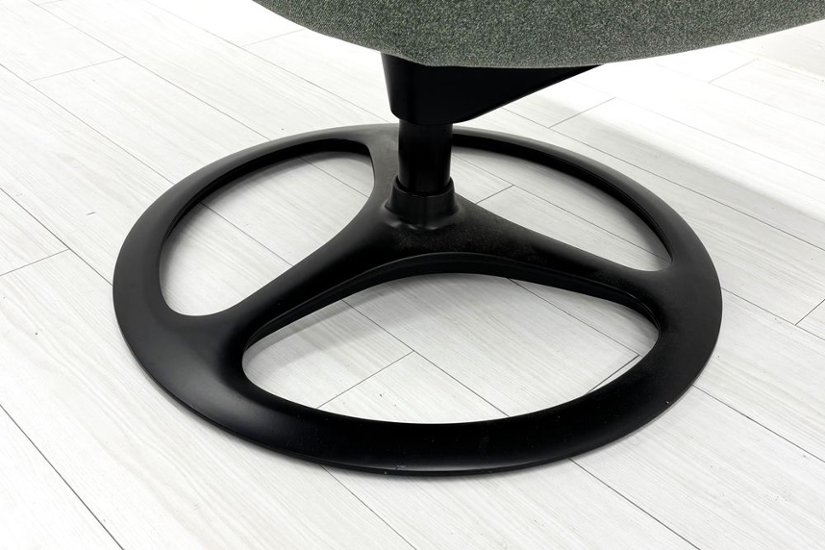 オカムラ ライブス ミーティングチェア 中古 多目的チェア パーソナルチェア Lives Personal Chair 中古オフィス家具 ダークグリーン画像
