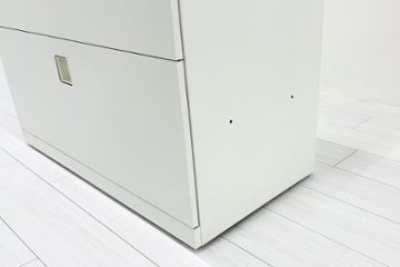ラテラル書庫 3段ラテラル 中古 オカムラ レクトライン キャビネット 中古オフィス家具 天板付 900/450/1120画像