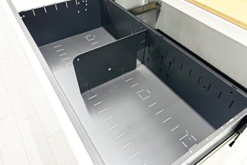 ラテラル書庫 3段ラテラル 中古 オカムラ レクトライン キャビネット 中古オフィス家具 天板付 900/450/1120画像