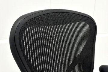 ハーマンミラー アーロンチェア Bサイズ フル装備 中古 ポスチャーフィット Herman Miller Aeron Chair 中古オフィス家具 肘レバー画像