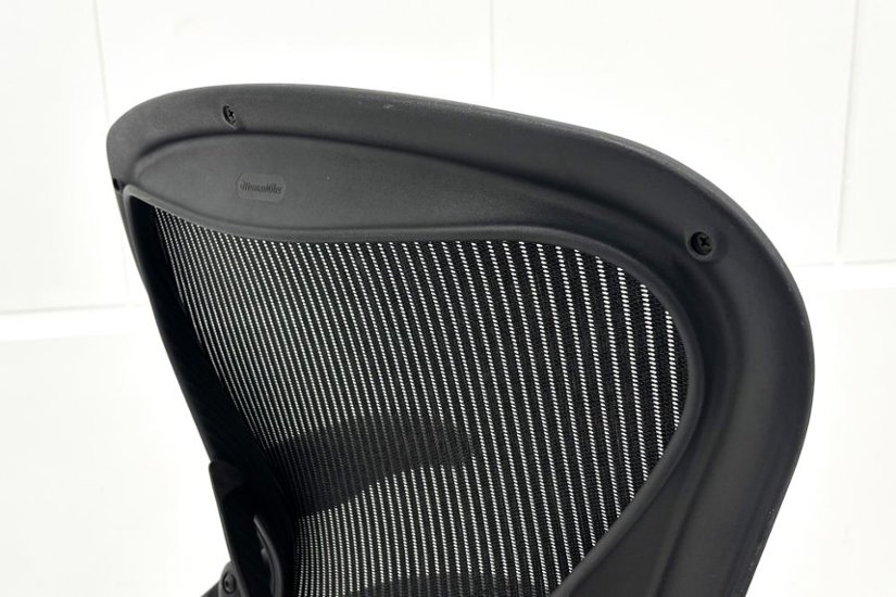 ハーマンミラー アーロンチェア Bサイズ フル装備 中古 ポスチャーフィット Herman Miller Aeron Chair 中古オフィス家具 肘レバー画像