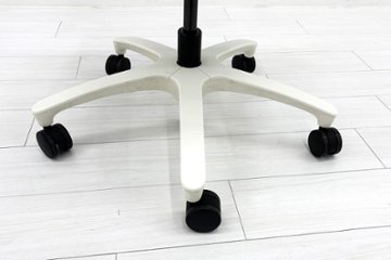 イトーキ エフチェア ローバック 中古 クッション 肘無 事務椅子 ITOKI 中古オフィス家具 レッド画像