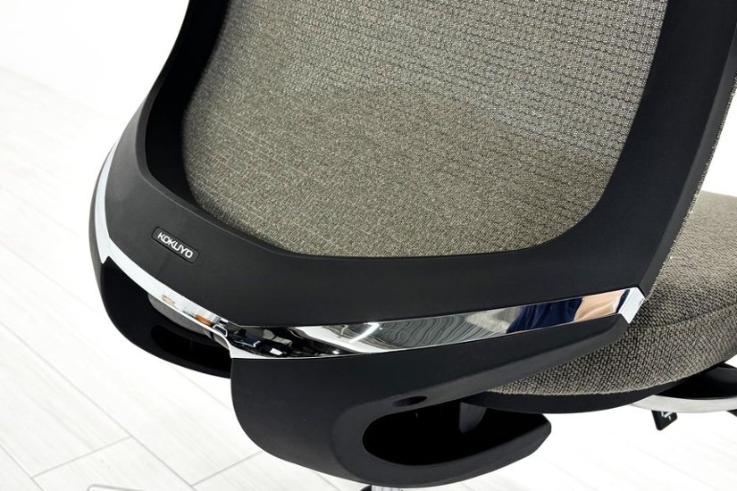 コクヨ Bezel(ベゼル)シリーズ 中古 2020年製 クッション KOKUYO テクスチャードメッシュ 固定肘 中古オフィス家具画像
